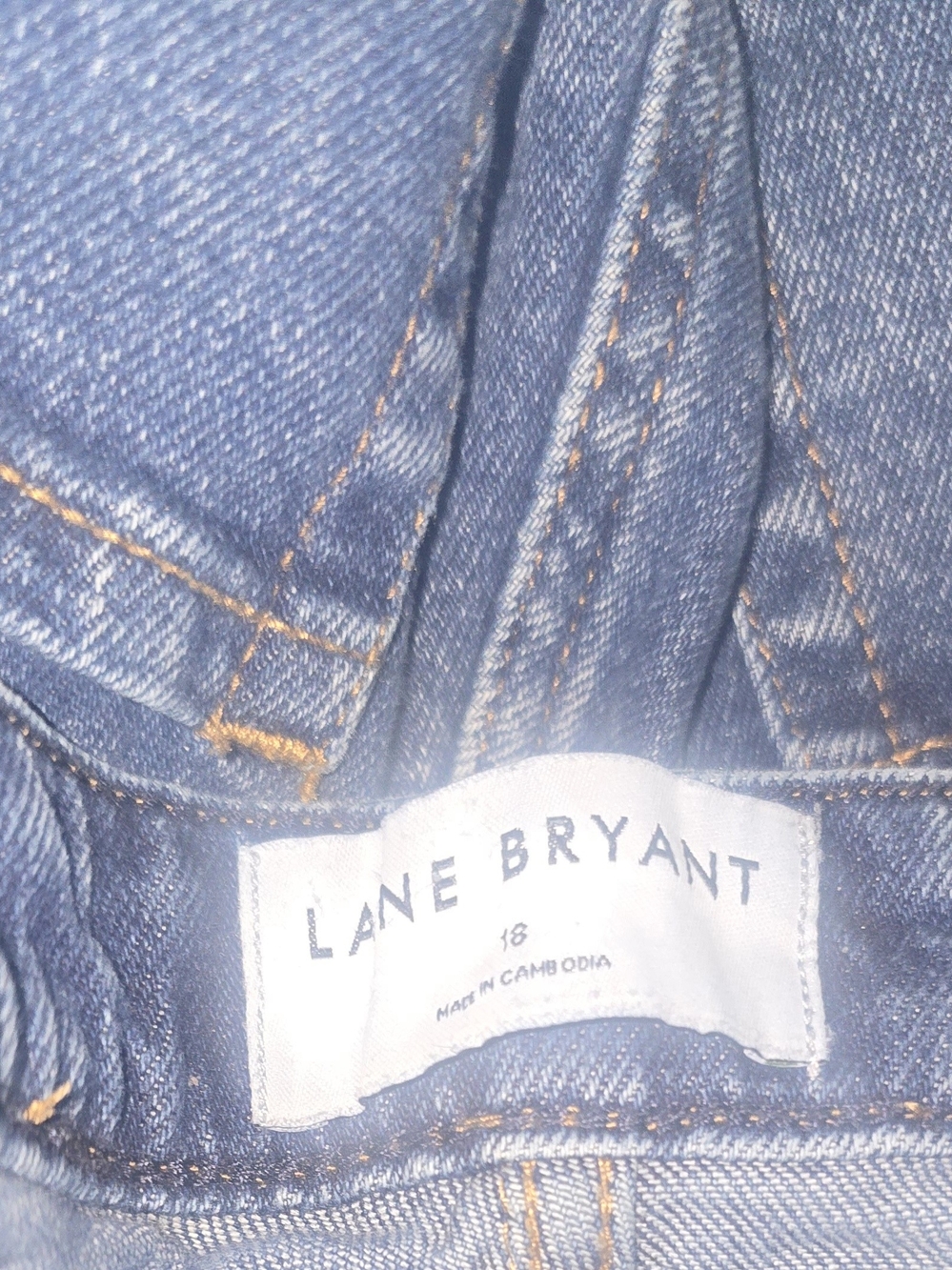 Lane Bryant Size 18 Signature Fit Stonewash Slim Straight Ankle Jeans - Picture 4 of 6